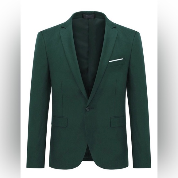 Cloudstyle Men Suit JacketOne Button Slim Fit Sport Coat Business Daily Blazer